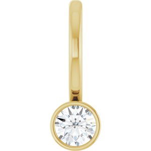1/10 CT Natural Diamond Charm/Pendant