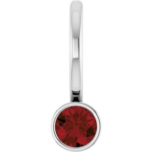 Natural Mozambique Garnet Pendant/Charm