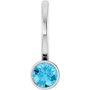 Natural Aquamarine Charm/Pendant