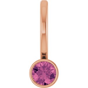 Natural Pink Tourmaline Charm/Pendant
