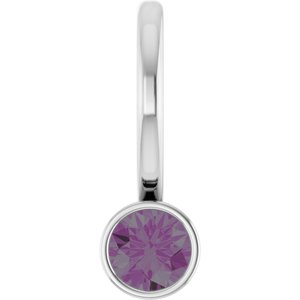 Lab-Grown Alexandrite Charm/Pendant