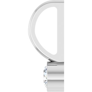 1/10 CT Natural Diamond Charm/Pendant