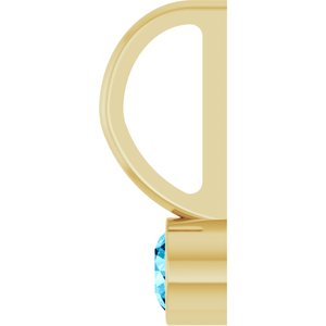 Natural Aquamarine Charm/Pendant