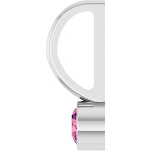 Natural Pink Tourmaline Charm/Pendant