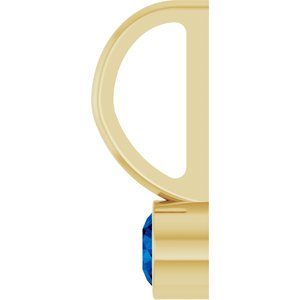 Natural Blue Sapphire Charm/Pendant