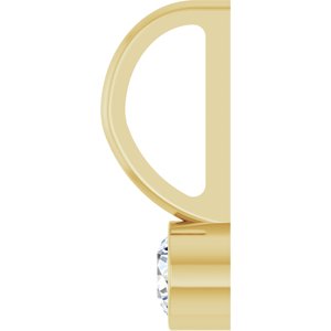 1/10 CT Natural Diamond Charm/Pendant