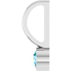 Natural Aquamarine Charm/Pendant