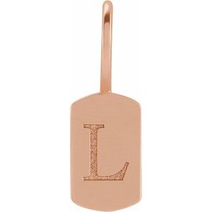17.63x6 mm Engravable Dog Tag Charm/Pendant