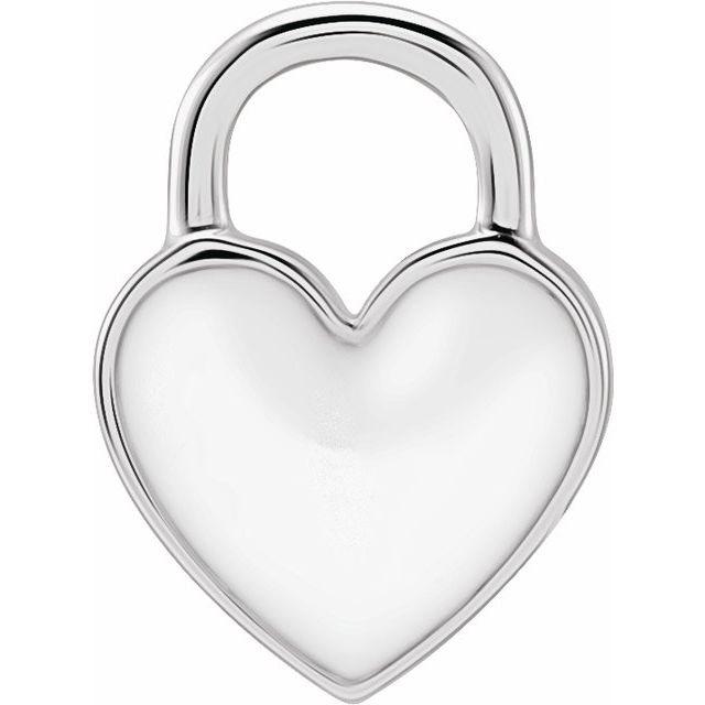 Enamel Heart Pendant