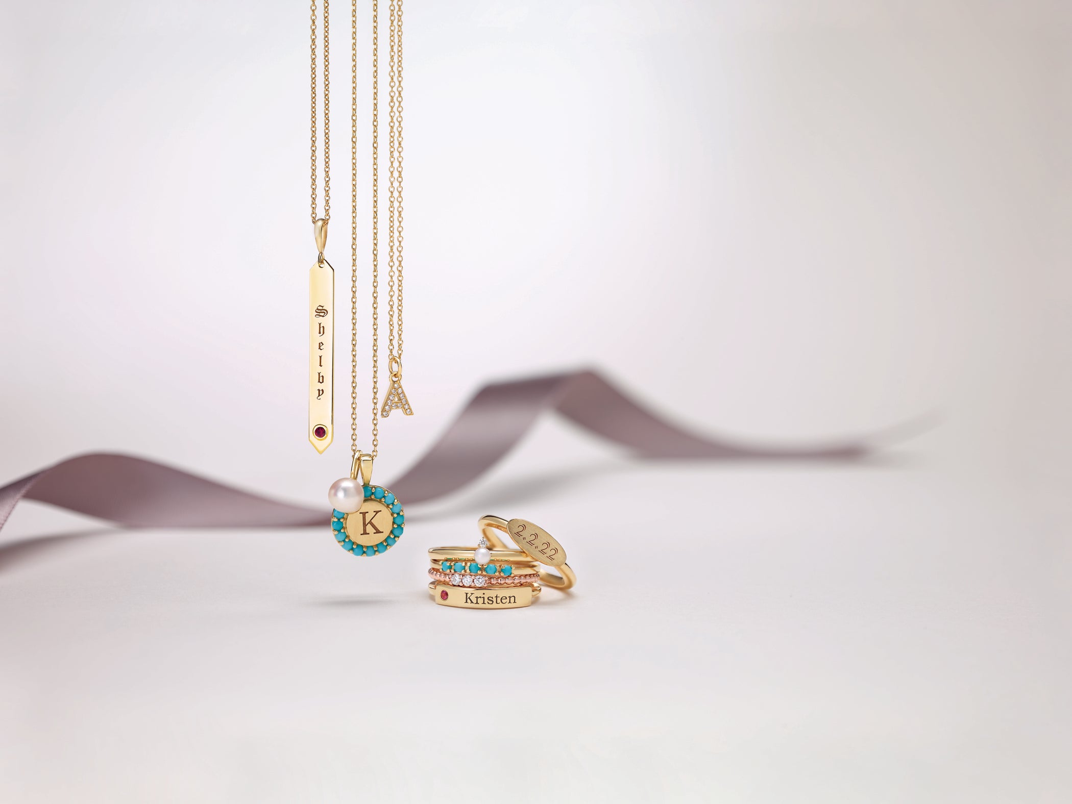 White Seed Pearl & Diamond Ring