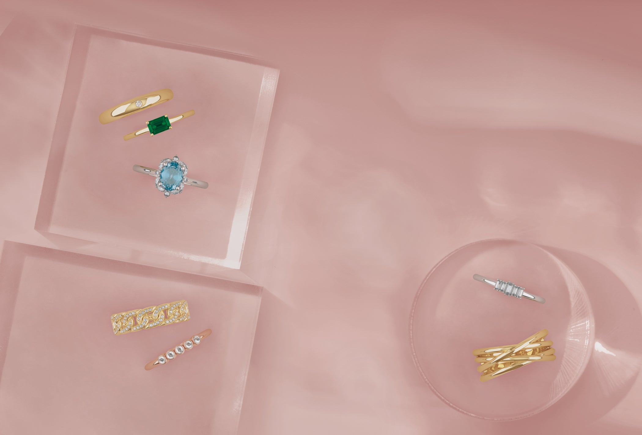 Petite Diamond Dome Ring