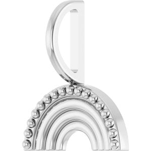 13.5x12 mm Rainbow Charm/Pendant