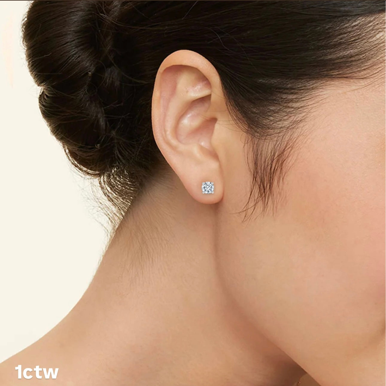 Lab Grown Diamond Studs in 14kt Gold