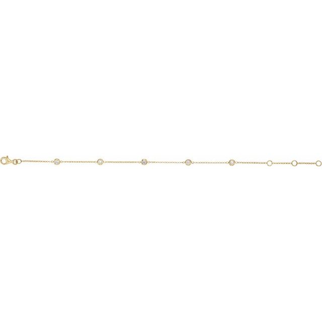 Diamond By The Yard Bracelet Yellow