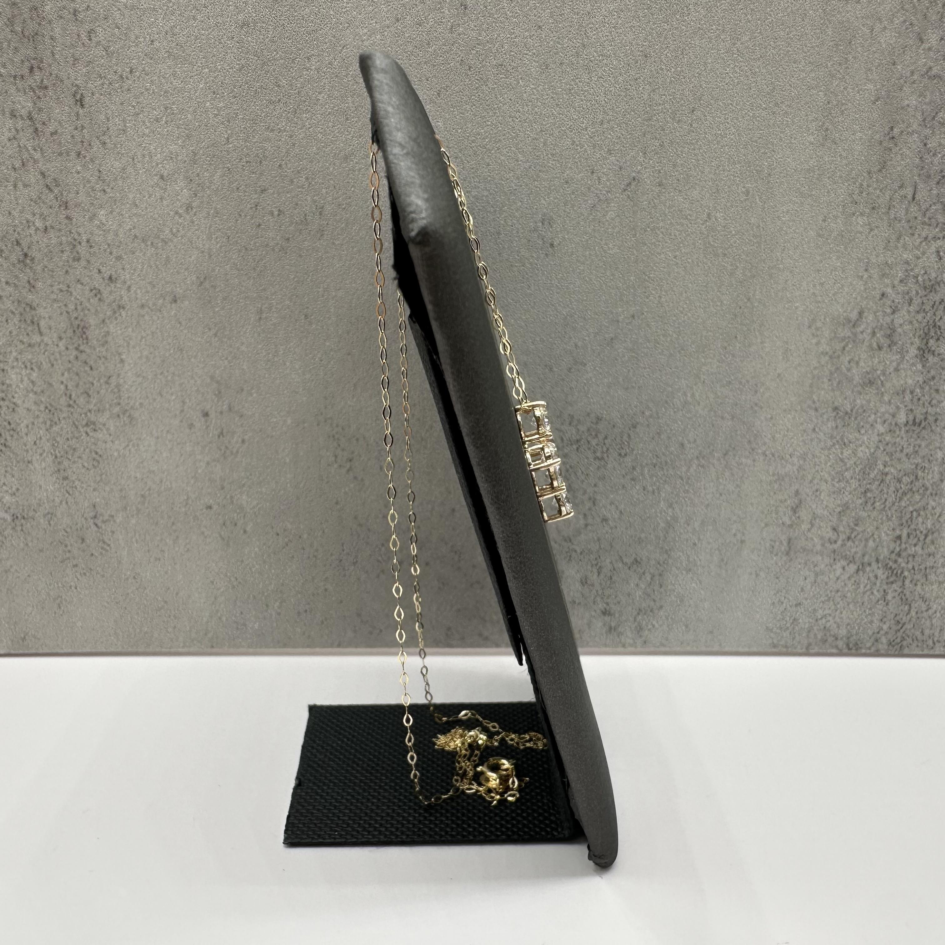 Diamond Cross Necklace 14kt Yellow Gold 1.10ctw GH SI 18in New