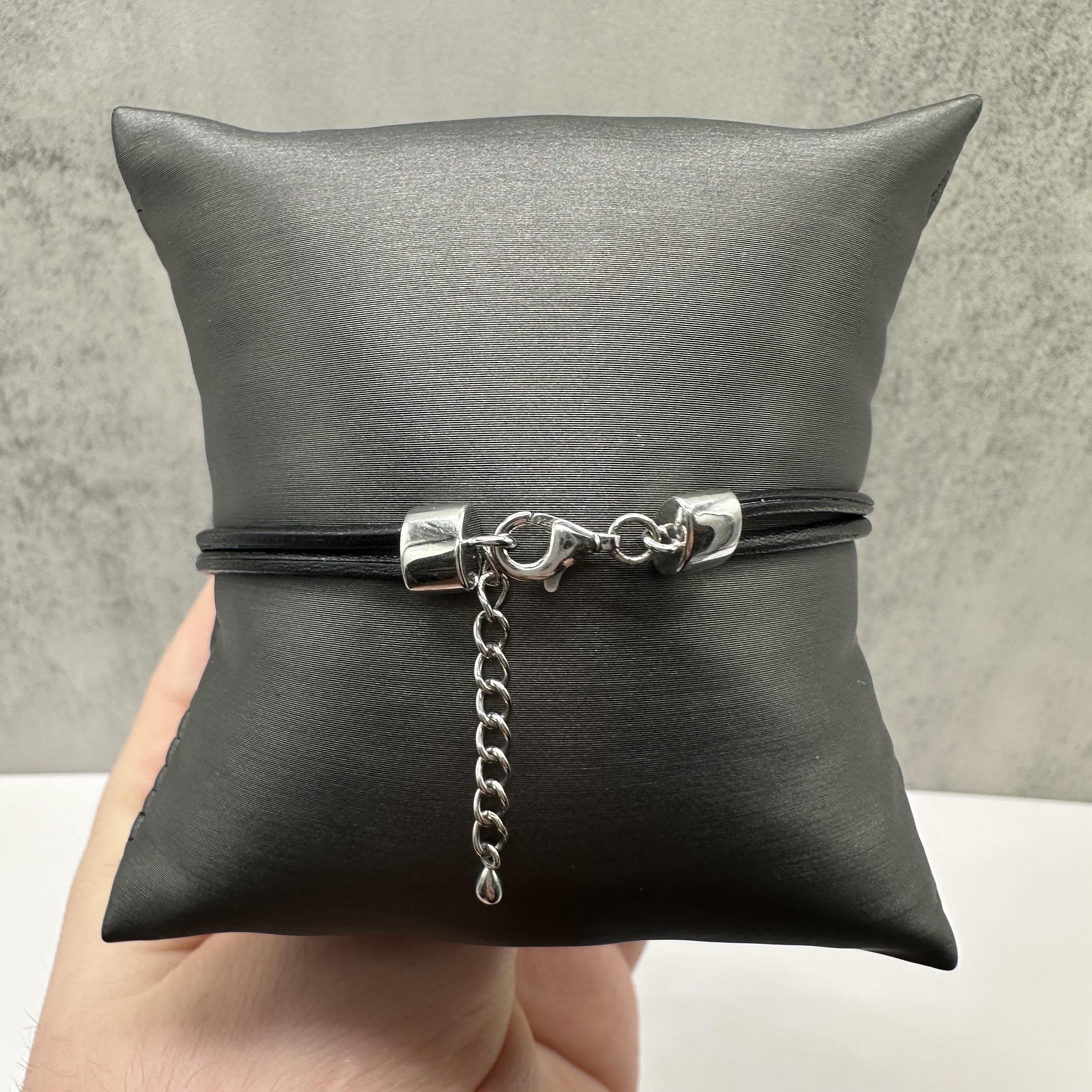 Diamond Chord Bracelet Sterling Silver 0.10ctw Adjustable 7.5 8.5in New