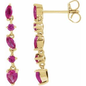 Natural Ruby Earrings