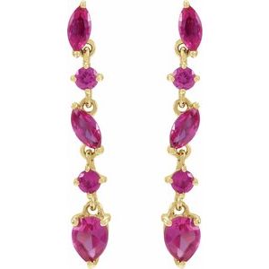 Natural Ruby Earrings