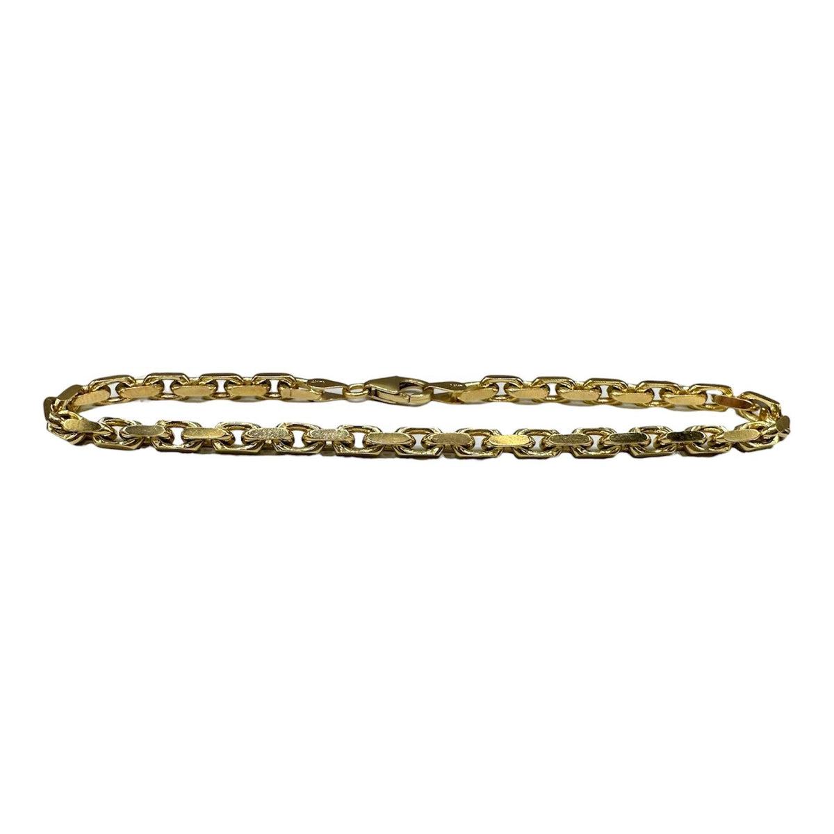 Anchor Link Bracelet 14kt Yellow Gold 8in 3.6mm 13g Solid New