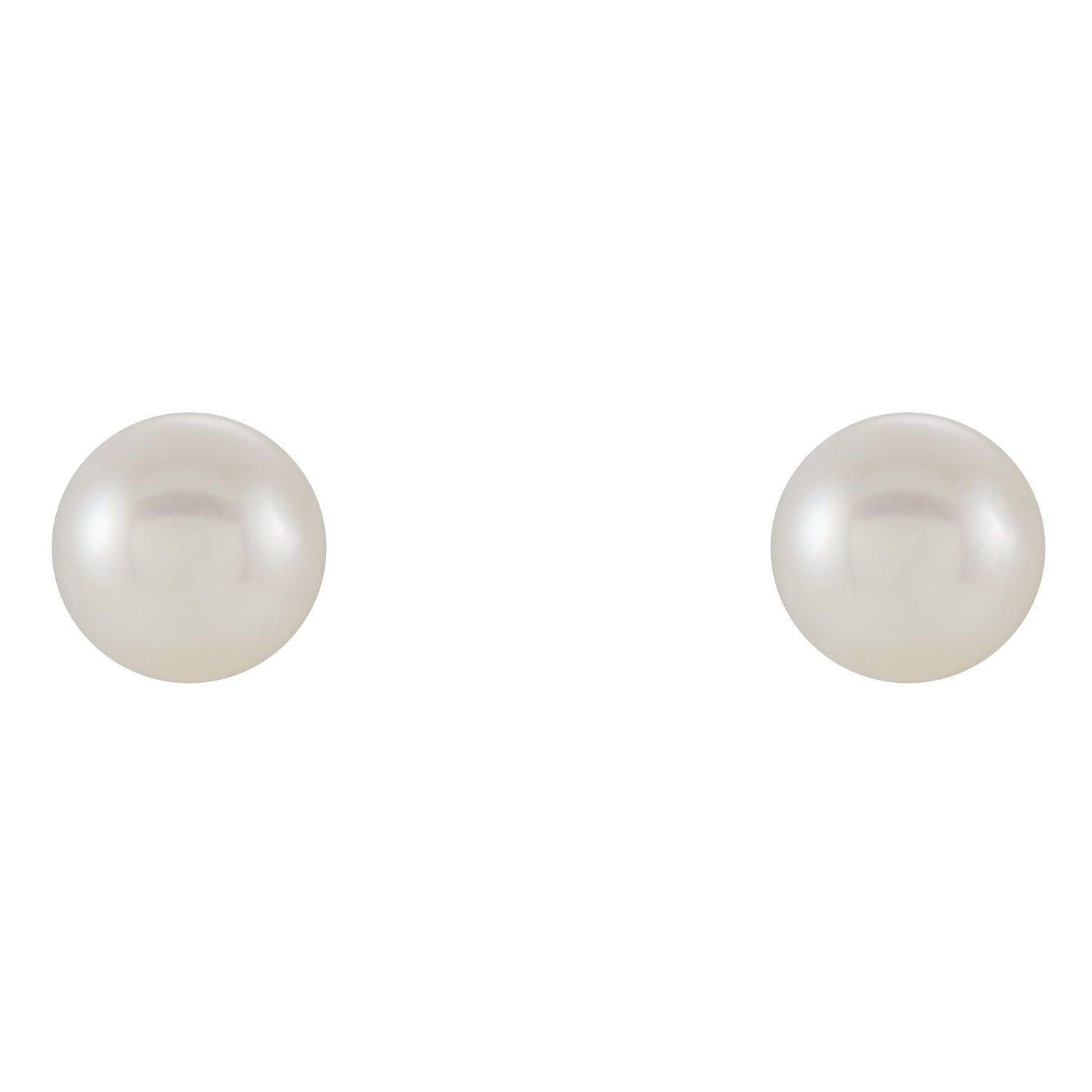 Cultured White Freshwater Pearl Earrings