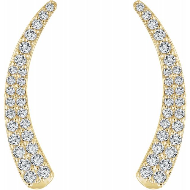 Diamond Ear Climbers