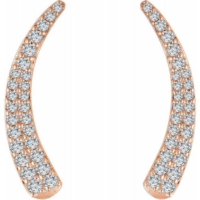 Diamond Ear Climbers
