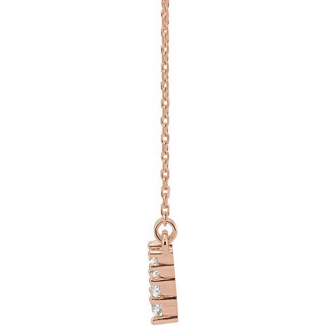 Diamond V Necklace