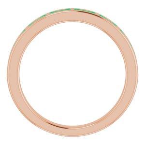 Gemstone Baguette Anniversary Ring