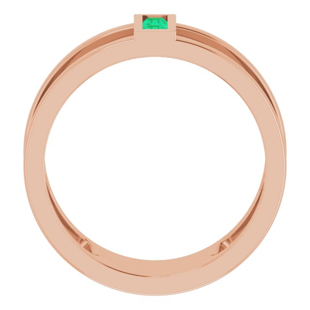 Gemstone Baguette Ring