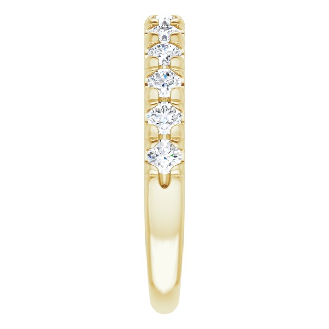 French Set Diamond Anniversary Ring