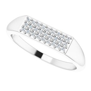 Pave Diamond Ring