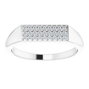Pave Diamond Ring