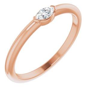 Marquise Solitaire Ring