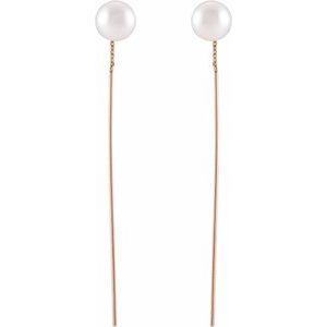 Pearl Threader Earrings
