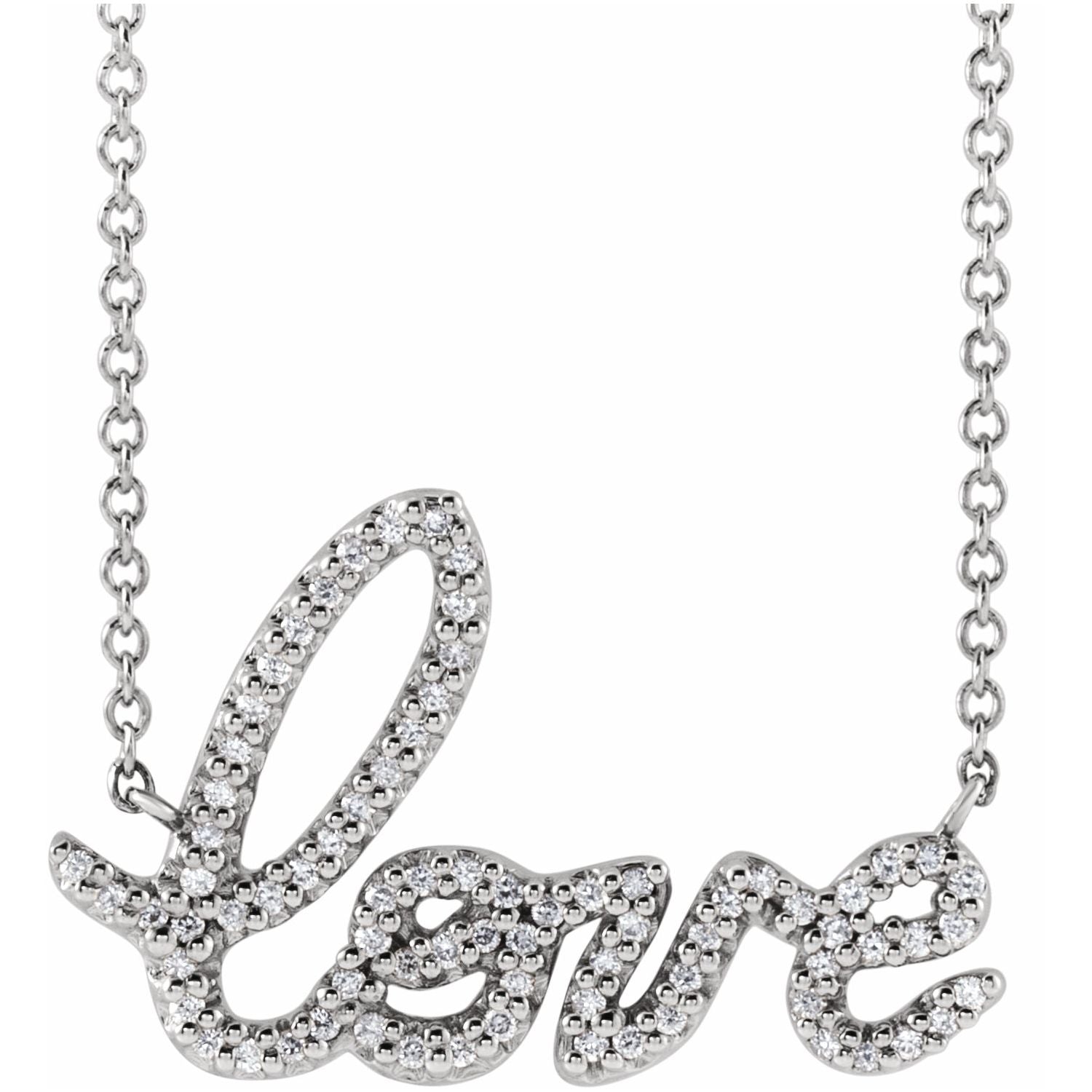 Diamond Love Necklace