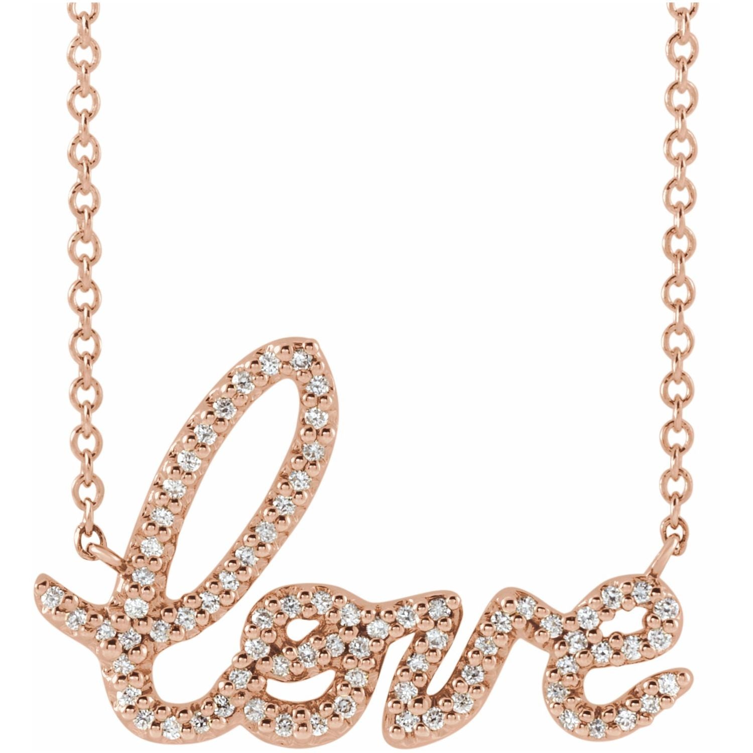 Diamond Love Necklace