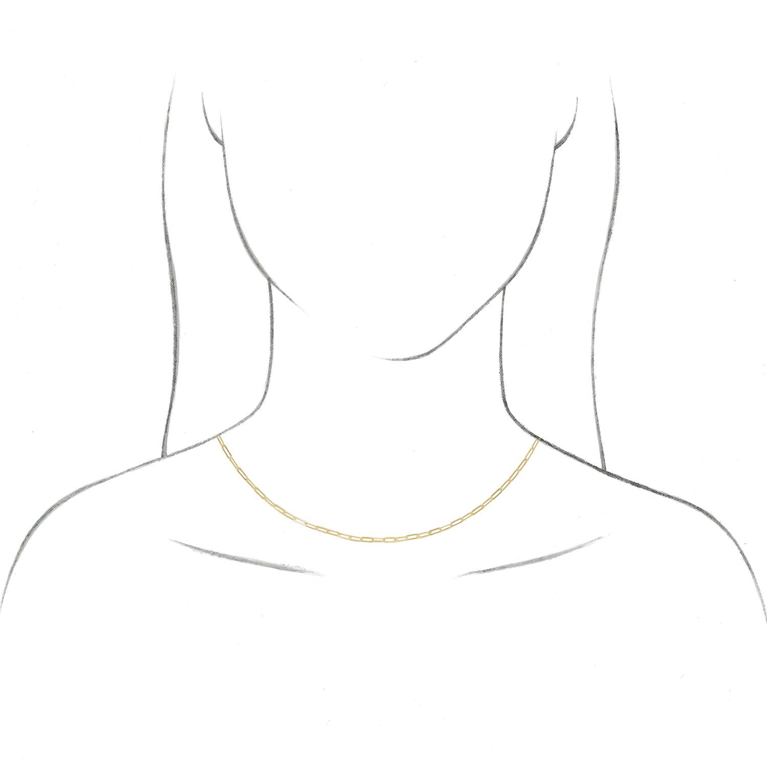 Paperclip Chain Necklace
