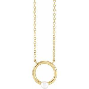 Pearl Circle Necklace