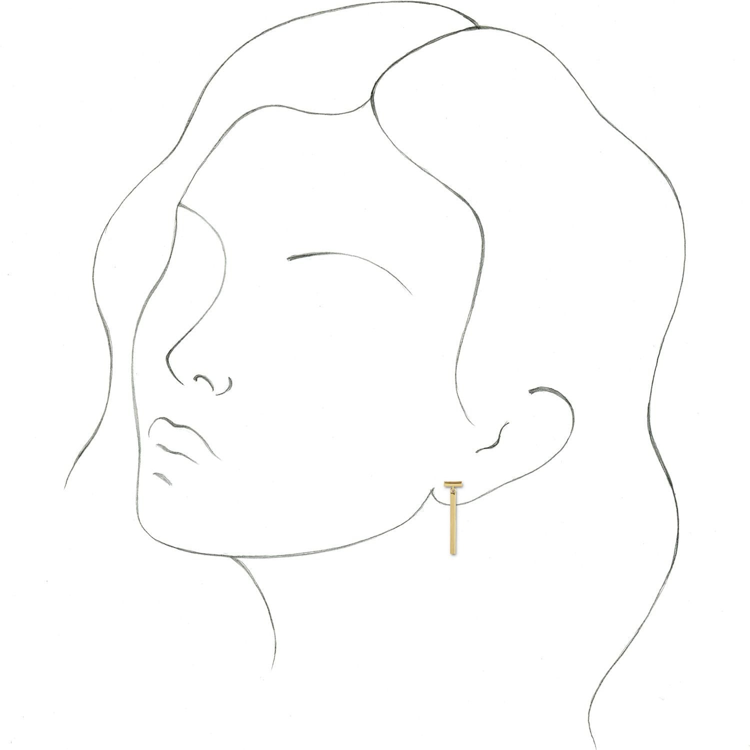 Articulated Bar Earrings