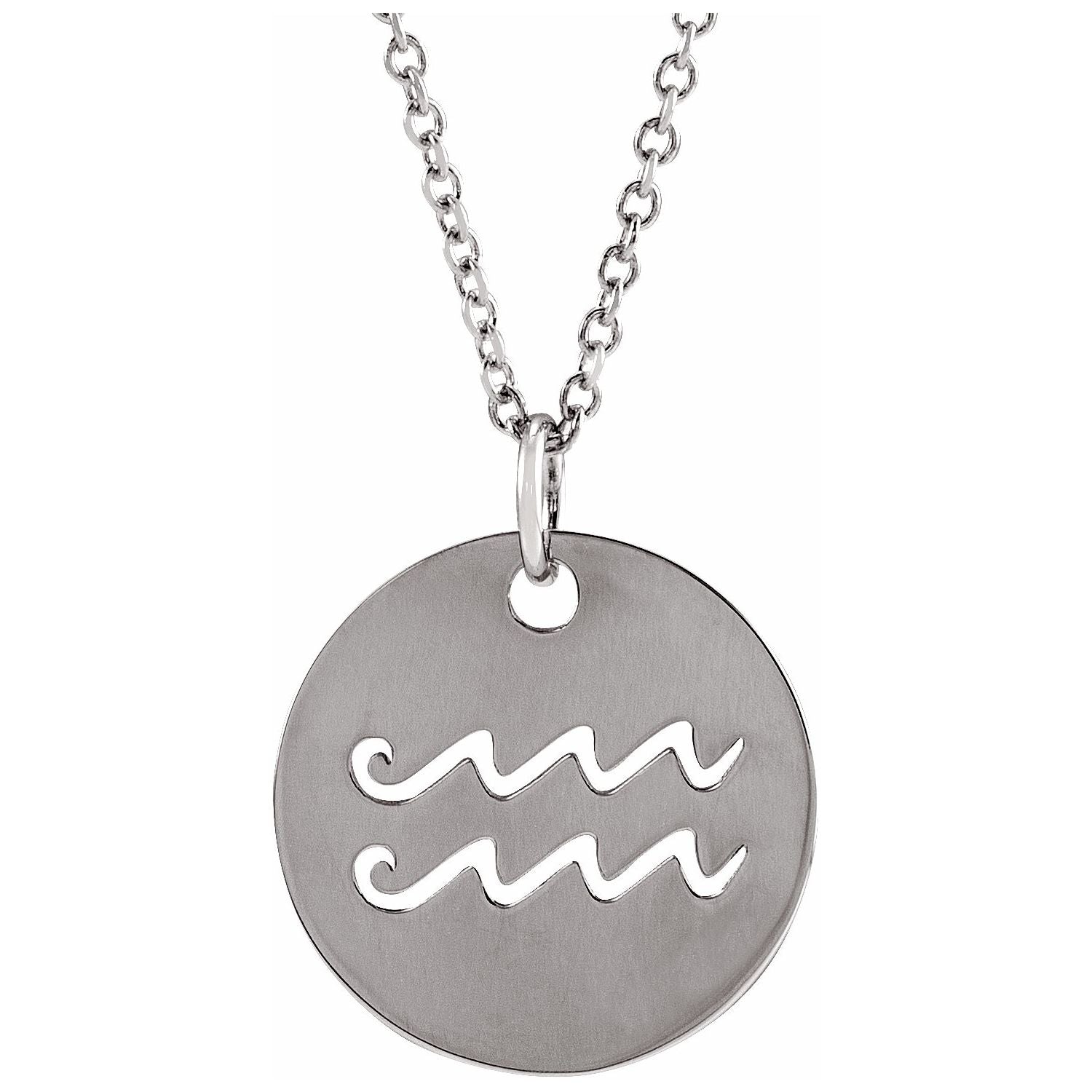 Zodiac Disc Necklace