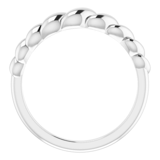 14K Rose Rope Dome Ring