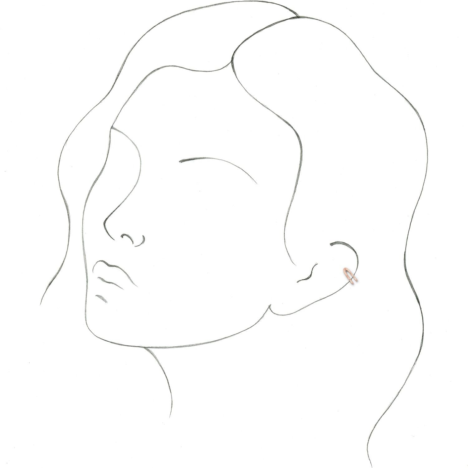 Negative Space Ear Cuff