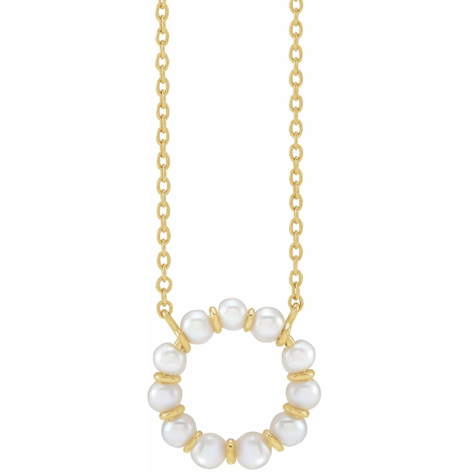 Pearl Circle Necklace