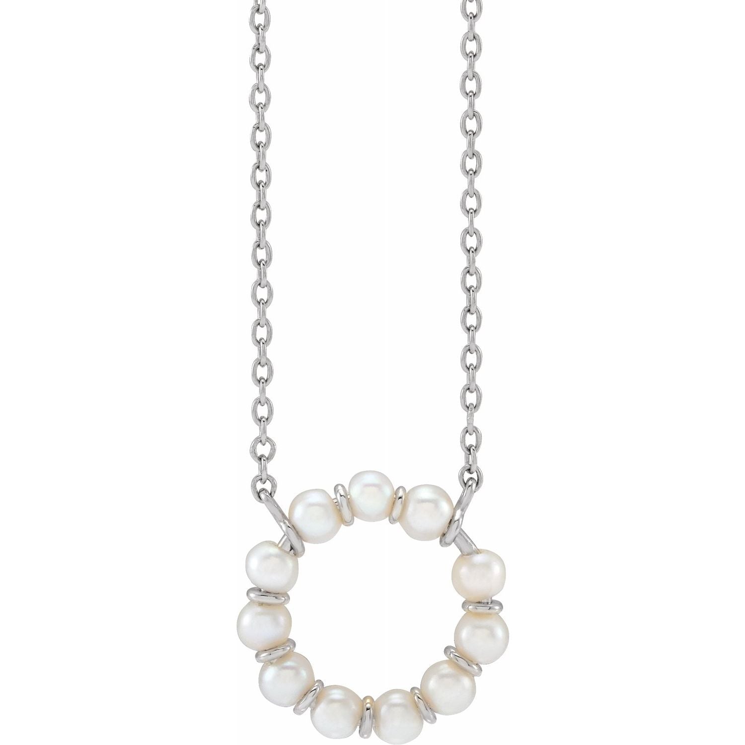 Pearl Circle Necklace