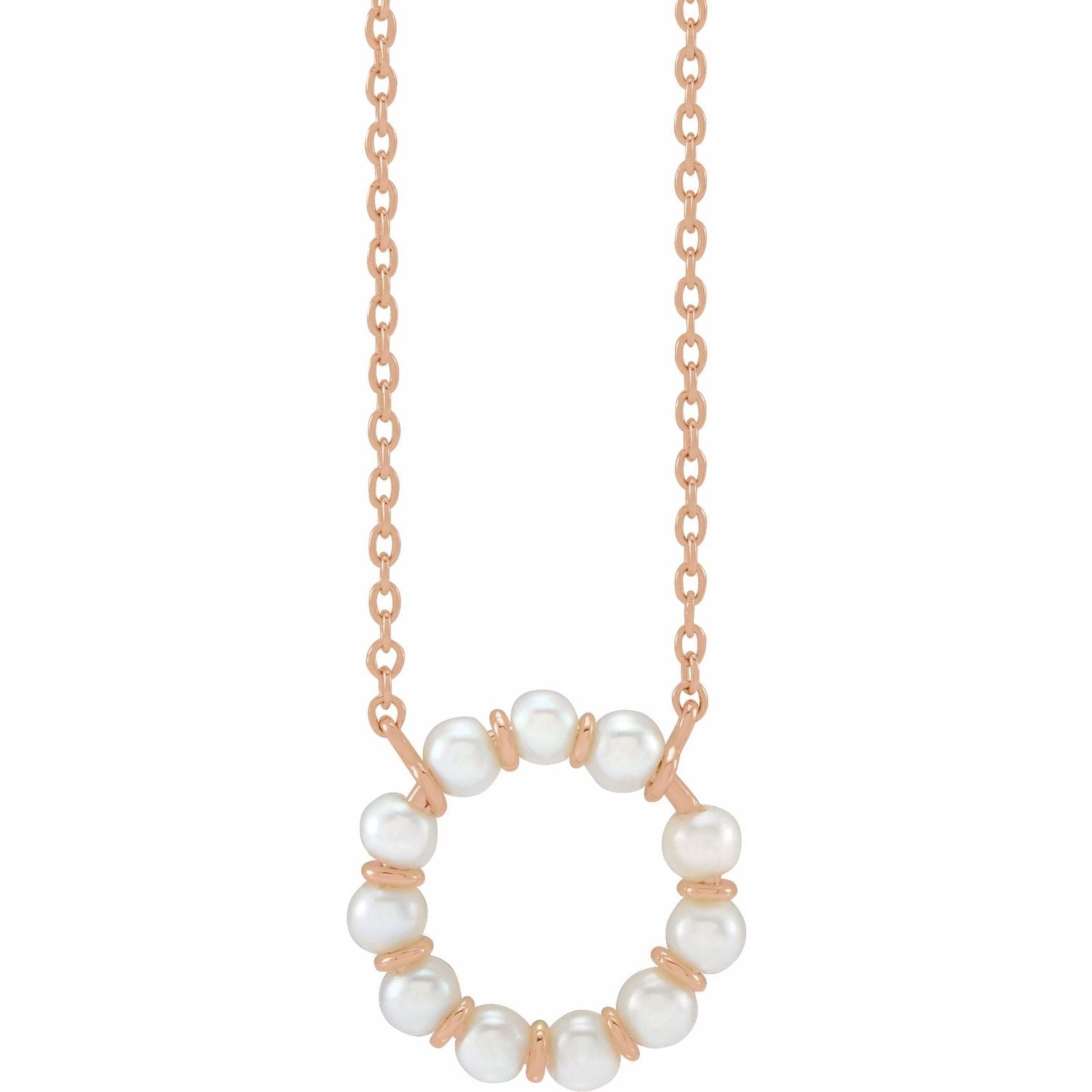 Pearl Circle Necklace