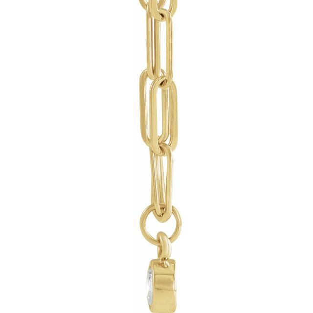 Diamond Micro Bezel-Set Necklace