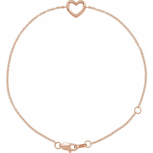 Gold Heart Bracelet
