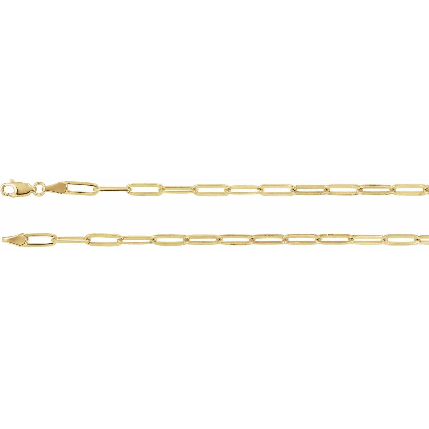 Paperclip Link Chain Bracelet