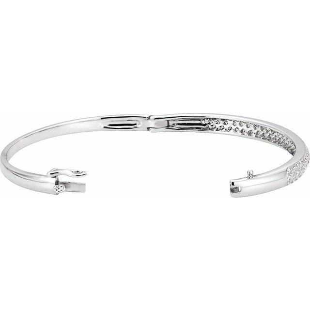 Pave Diamond Bangle