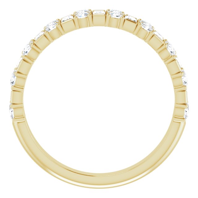 14K Yellow 9/10 CTW Natural Diamond Anniversary Band